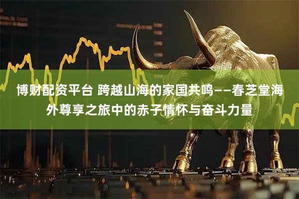 博财配资平台 跨越山海的家国共鸣——春芝堂海外尊享之旅中的赤子情怀与奋斗力量